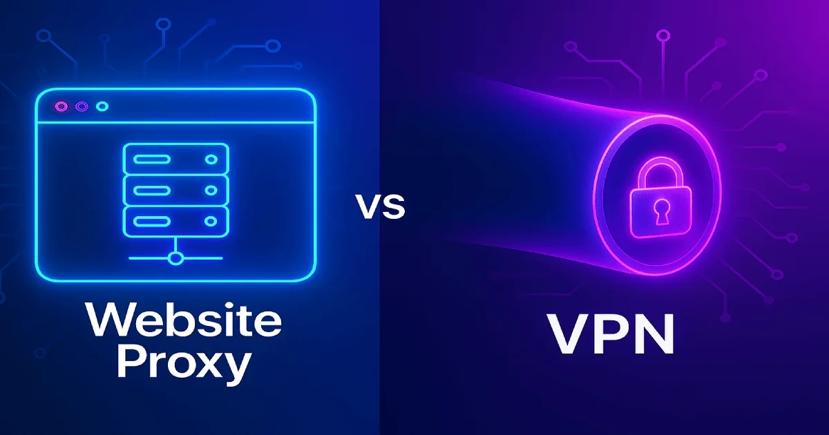 Web Site Proxy vs VPN: Complete Comparison Guide